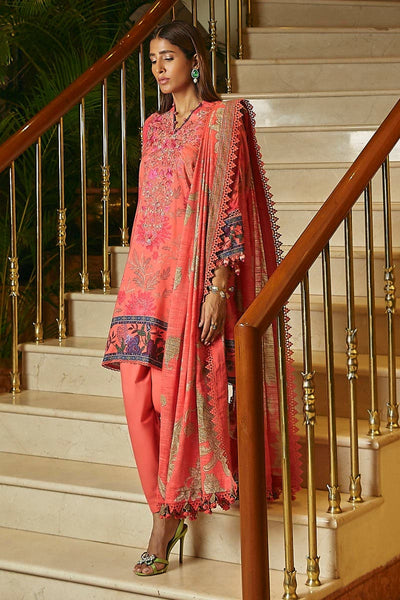 SANA SAFINAZ 3 Piece Stitched Digital Printed Linen Suit - M233-006A-CQ