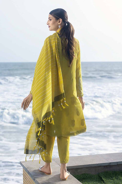 Gul Ahmed 3PC Embroidered Jacquard Unstitched Suit with Yarn Dyed Dupatta MJ-32043