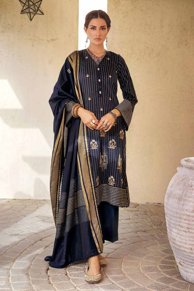 Gul Ahmed 3PC Embroidered Jacquard Unstitched Suit MJ-32076