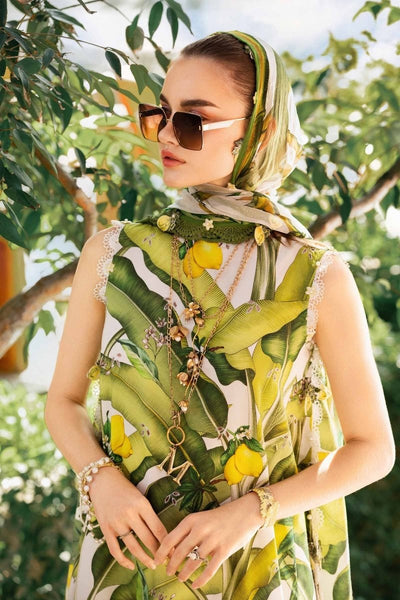 Maria. B 3-Piece Unstitched Printed Lawn Suit - MPT-2503-A