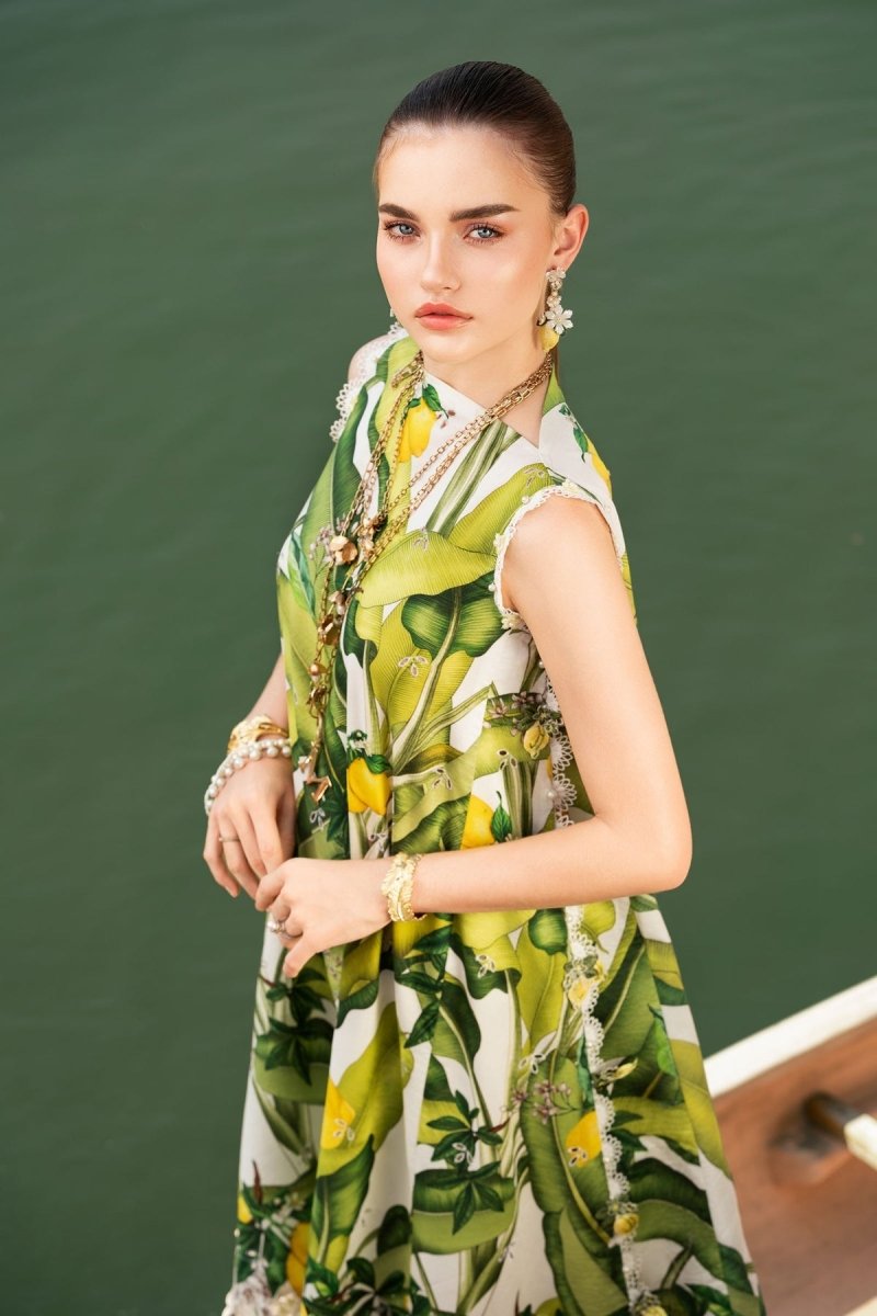 Maria. B 3-Piece Unstitched Printed Lawn Suit - MPT-2503-A