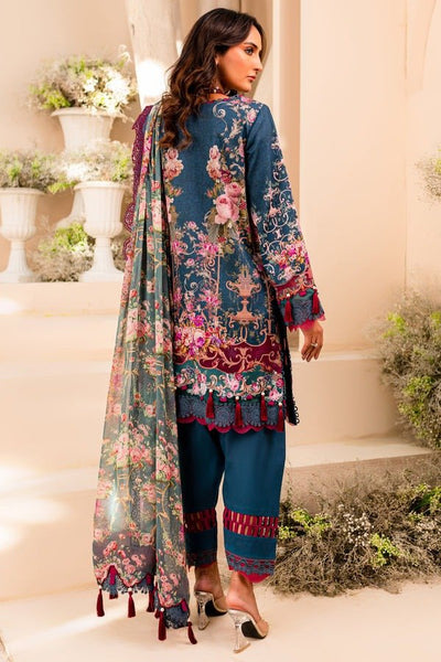 Jade Classic 3 Piece Unstitched Digital Printed Cotton Satin Suit - NWC-20307