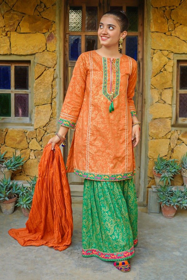 Ochre Clothing Stitched Kid’s Collection 3 Piece Suit - OFW-RJ-02