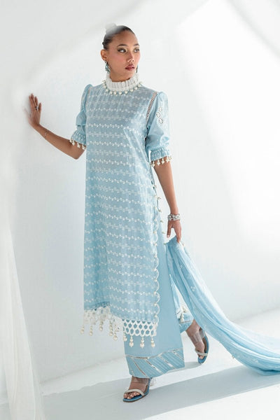 Gul Ahmed 3 Piece Unstitched Schiffli Embroidered Lawn Suit with Schiffli Embroidered Chiffon Dupatta PM-52041