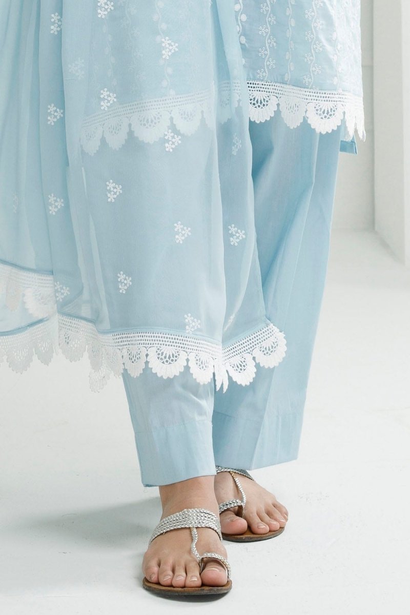 Gul Ahmed 3 Piece Unstitched Schiffli Embroidered Lawn Suit with Schiffli Embroidered Chiffon Dupatta PM-52041