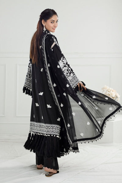 Gul Ahmed 3 Piece Unstitched Embroidered Lawn Suit with Embroidered Chiffon Dupatta PM-52056