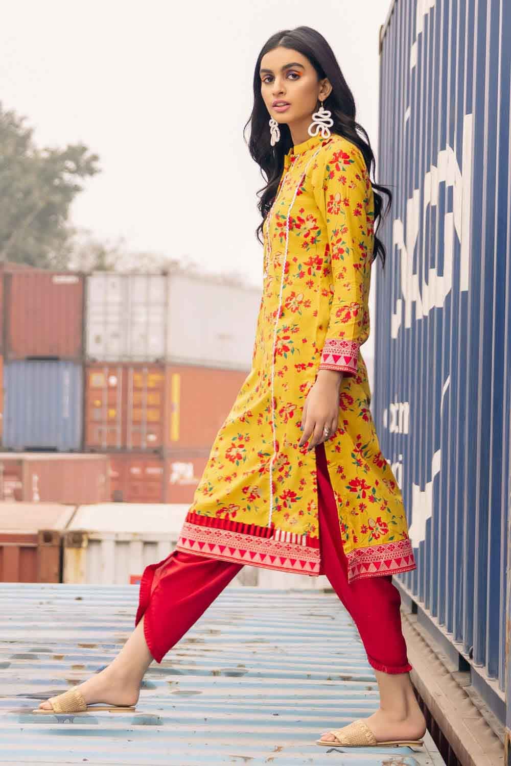 Gul Ahmed 1PC Digital Printed Lawn Shirt SL-925-A