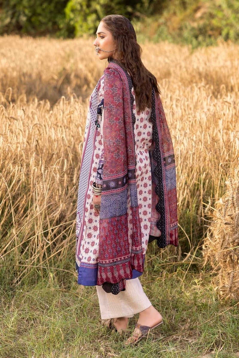 Gul Ahmed 3 Piece Unstitched Embroidered Printed Lawn Suit SP-52069