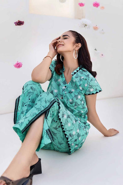 Gul Ahmed 2PC Printed Cambric Unstitched Suit TCN-32005