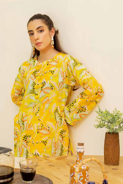 Gul Ahmed 2PC Printed Cambric Unstitched Suit TCN-32011