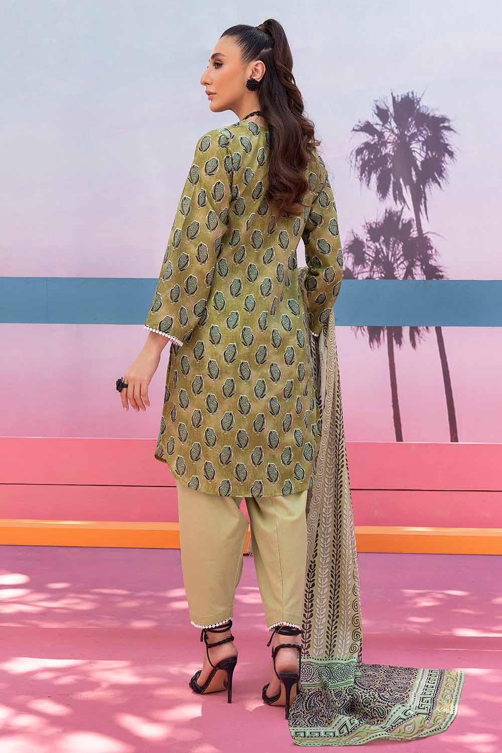 Gul Ahmed 2PC Lawn Printed Unstitched Suit TL-32080 A