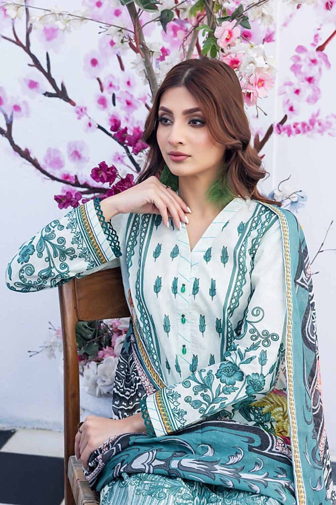 Gul Ahmed 2PC Printed Unstitched Lawn Suit TL-42032