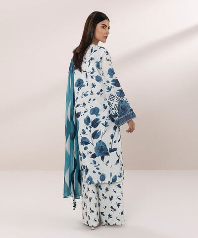 Sapphire 3 Piece Stitched Embroidered Lawn Suit - U3PE-SG24V2-9