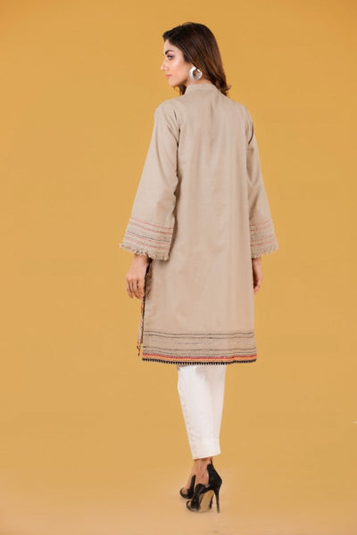 Gul Ahmed Ready To Wear Cambric Dyed Emb Shirt WGK-CMS-DE-146