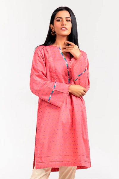 Gul Ahmed Kaaj 01 Piece Stitched Jacquard Shirt - WGK-JQS-DE-600