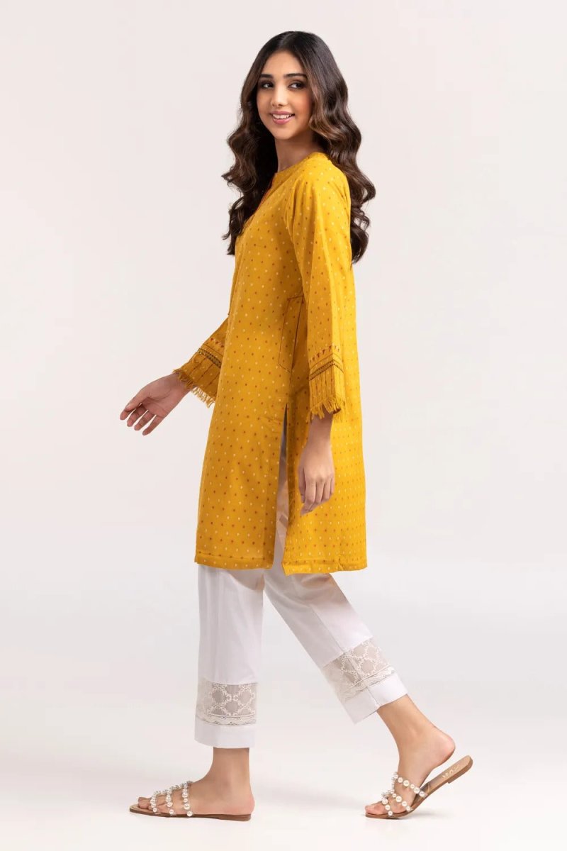 Gul Ahmed Kaaj 01 Piece Stitched Jacquard Shirt - WGK-JQS-DY-735