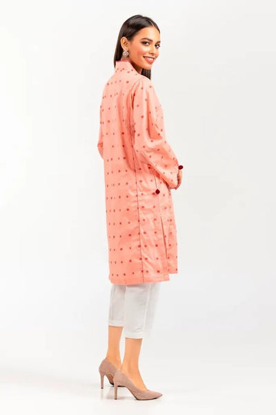 Gul Ahmed Kaaj 01 Piece Stitched Jacquard Shirt - WGK-JQS-DY-779