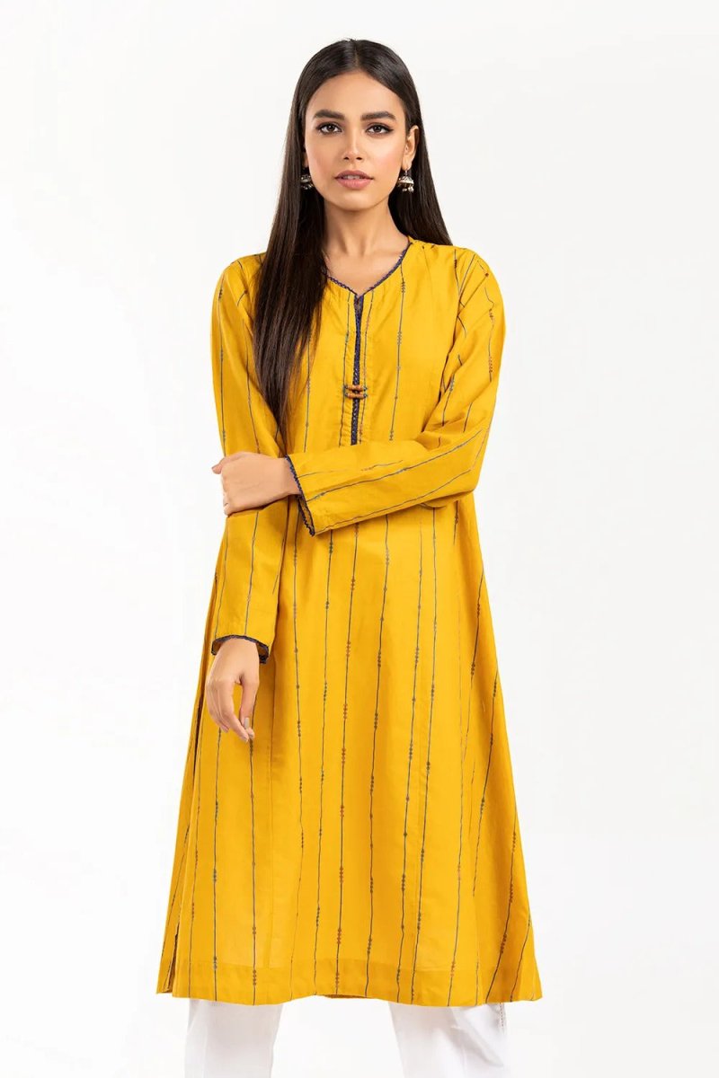 Gul Ahmed Kaaj 01 Piece Stitched Jacquard Shirt - WGK-JQS-DY-780