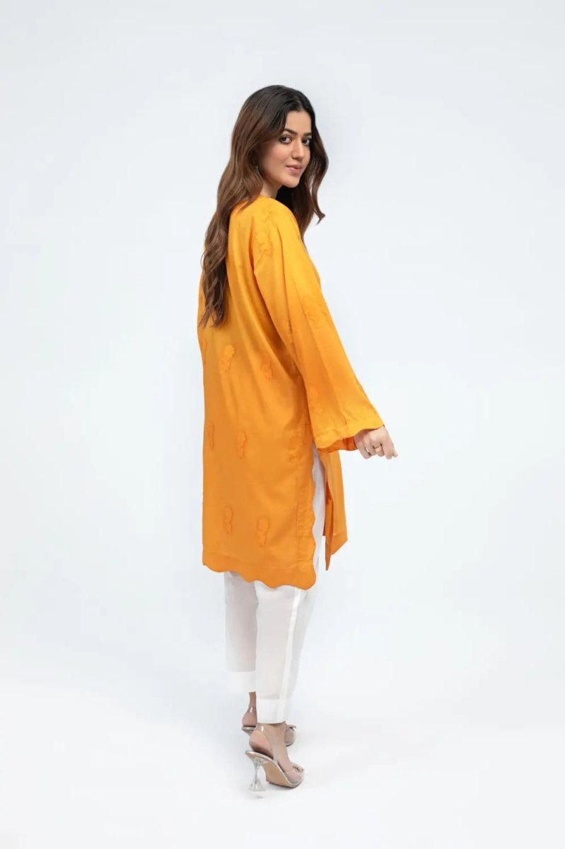 Gul Ahmed Kaaj 01 Piece Stitched Jacquard Shirt - WGK-JQS-DY-960