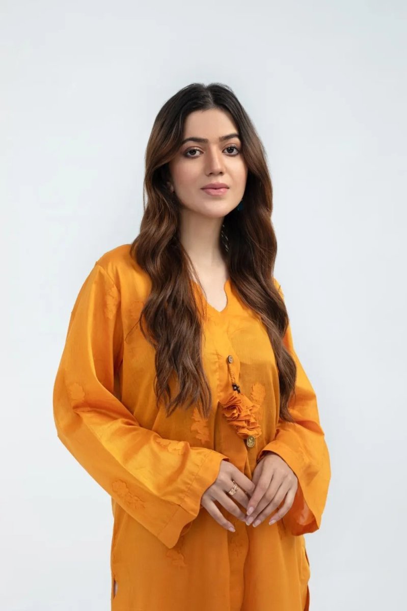 Gul Ahmed Kaaj 01 Piece Stitched Jacquard Shirt - WGK-JQS-DY-960