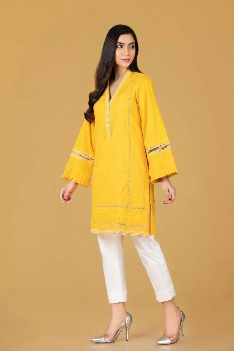 Gul Ahmed Kaaj 01 Piece Stitched Shirt WGK-LWS-DE-168