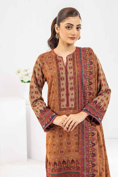Gul Ahmed 3 Piece Printed Dhanak Stitched Suit WNS-32189 A