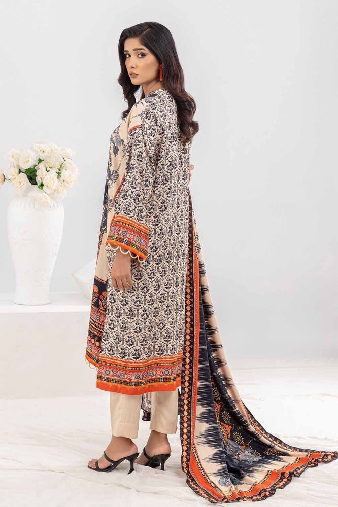 Gul Ahmed 3PC Printed Cotail Stitched Suit WNS-32209 A