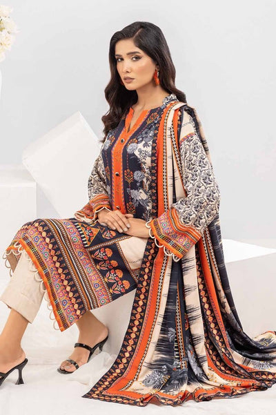 Gul Ahmed 3PC Printed Cotail Stitched Suit WNS-32209 A