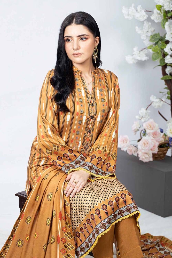 Gul Ahmed 3PC Printed Cotail Stitched Suit WNS-32248 B
