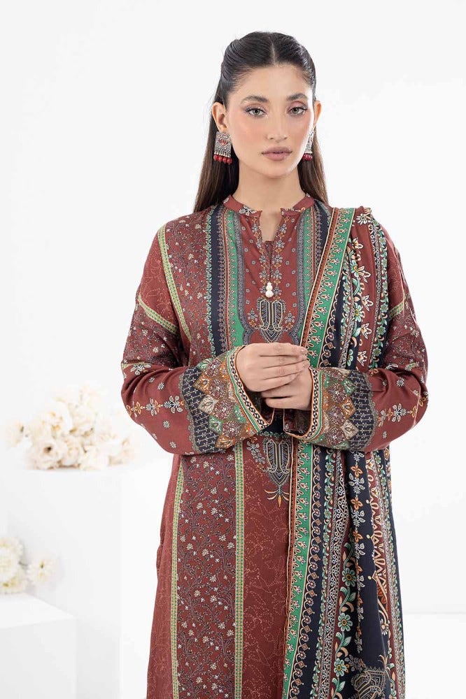 Gul Ahmed 3PC Printed Cotail Stitched Suit WNS-32249 A