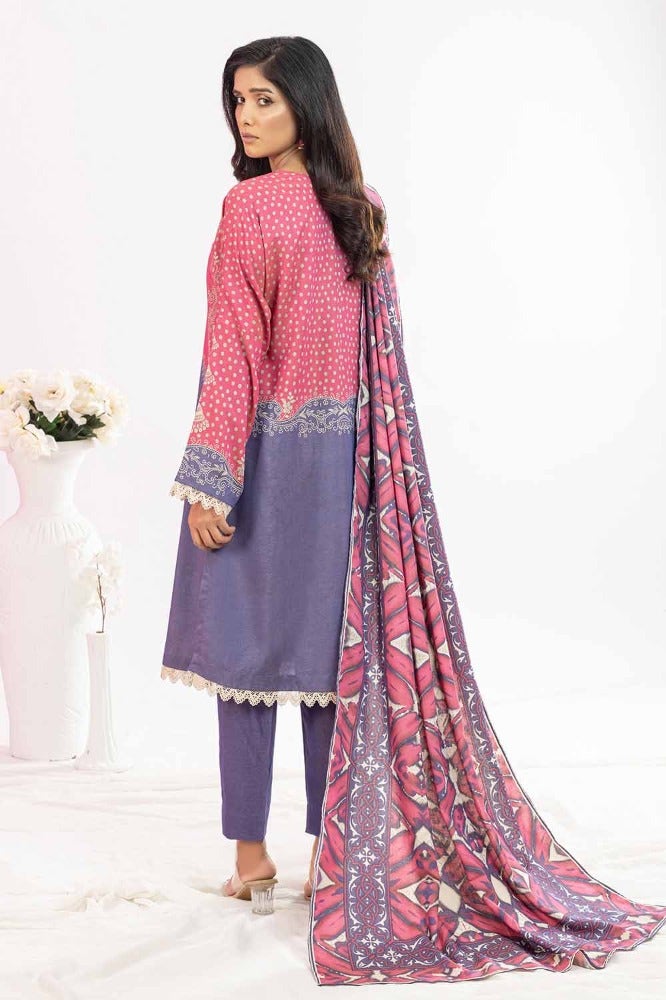 Gul Ahmed 3 Piece Printed Chambray Stitched Suit WNS-32270 A