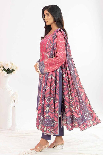Gul Ahmed 3 Piece Printed Chambray Stitched Suit WNS-32270 A