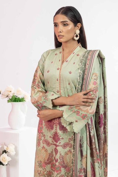 Gul Ahmed 3PC Printed Chambray Stitched Suit WNS-32281 A
