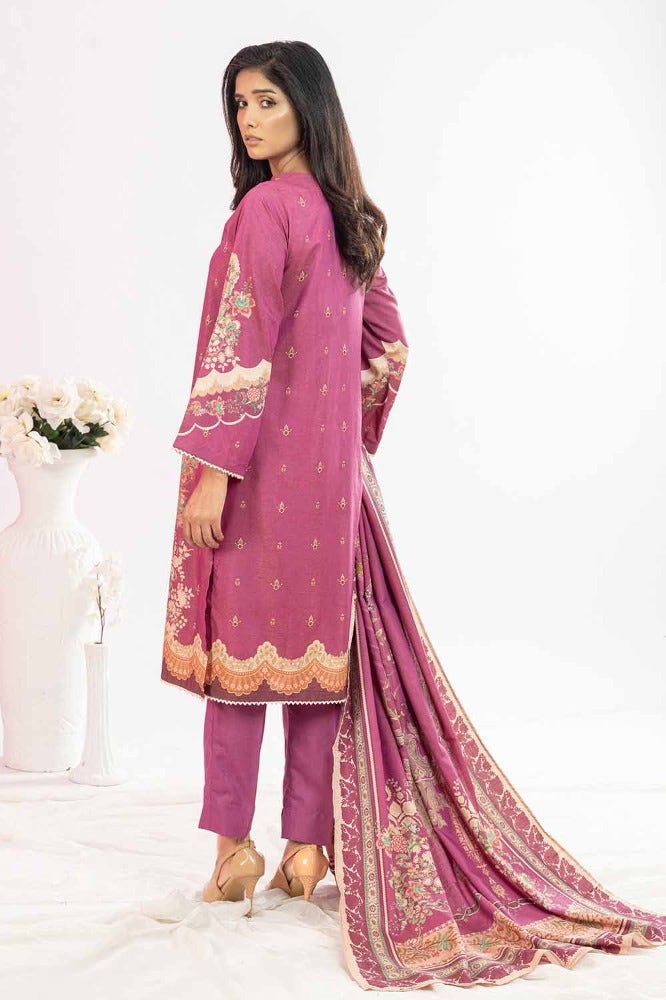 Gul Ahmed 3 Piece Printed Chambray Stitched Suit WNS-32281 B