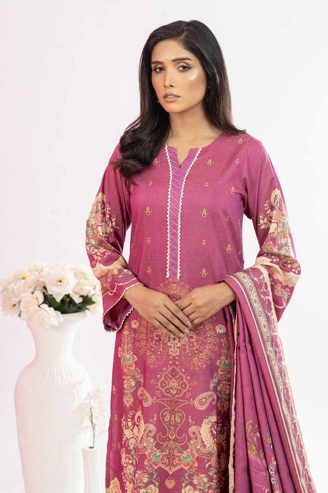 Gul Ahmed 3 Piece Printed Chambray Stitched Suit WNS-32281 B