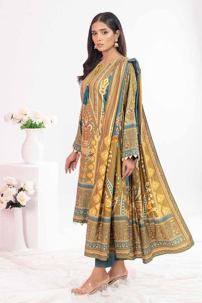 Gul Ahmed 3 Piece Printed Chambray Stitched Suit WNS-32295 A
