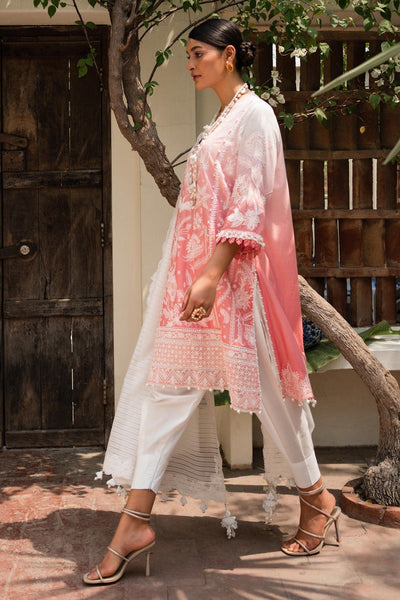 SANA SAFINAZ 3 Piece Unstitched Printed Embroidered Lawn Suit - M232-008B-CH