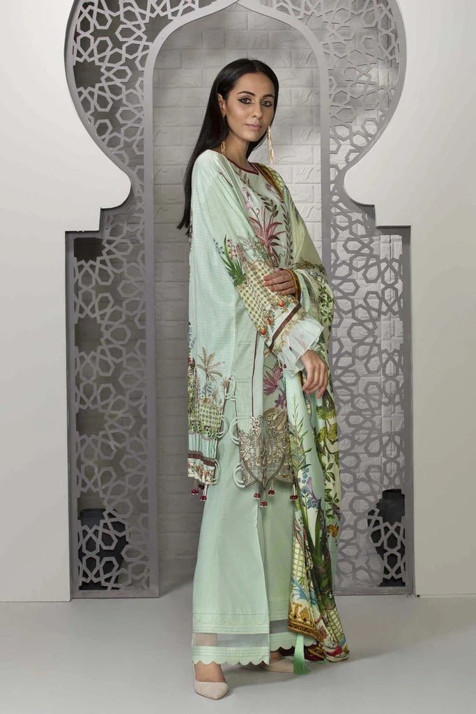 Sapphire 3 Piece Unstitched Embroidered Ladies Suit Starry Eyed - V4