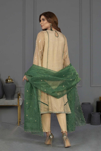 Sapphire 3 Piece Unstitched Embroidered Soft Escape - V4