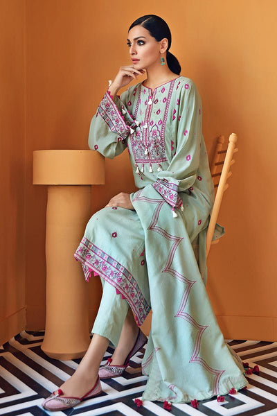Ready to Wear Gul Ahmed 3 Piece Embroidered Suit with Karandi Dupatta ADE-05