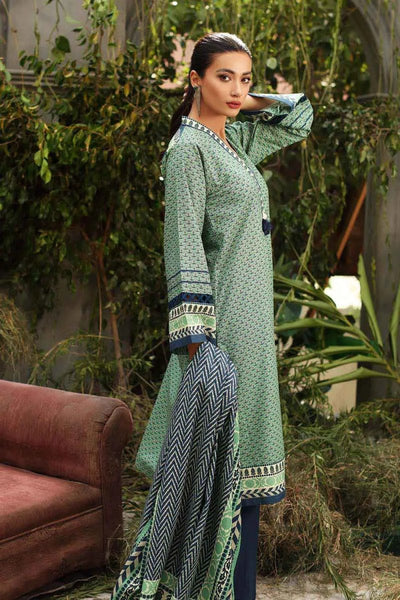 Gul Ahmed 3PC Unstitched Digital Printed Karandi Shawl Suit AY-12036 B