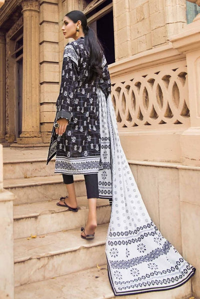 Gul Ahmed 2PC Unstitched Printed Lawn Shirt With Lawn Dupatta BT-12002
