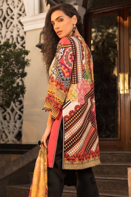 Sapphire 3 Piece Bold Story Unstitched Suit - V2