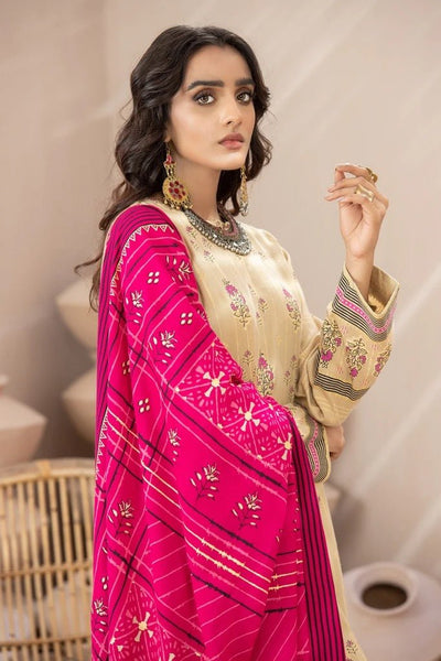 Lakhany 03 Piece Unstitched Pearl Printed Suit CGC-4012