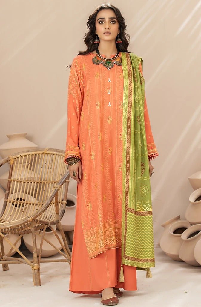 Lakhany 03 Piece Unstitched Pearl Printed Suit CGC-4014