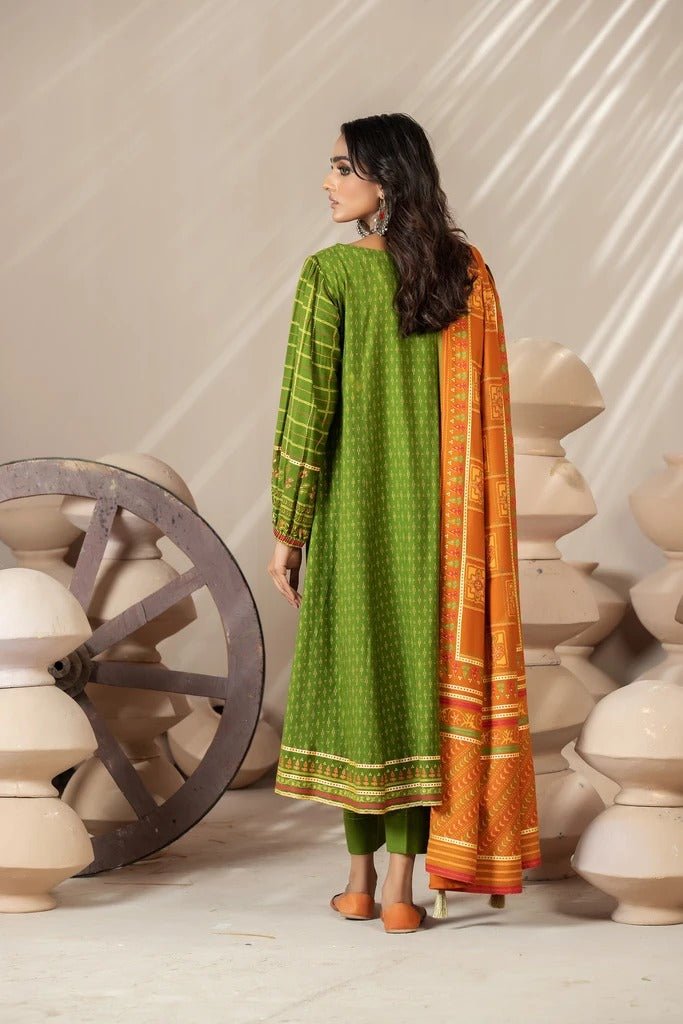 Lakhany 03 Piece Unstitched Pearl Printed Suit CGC-4019