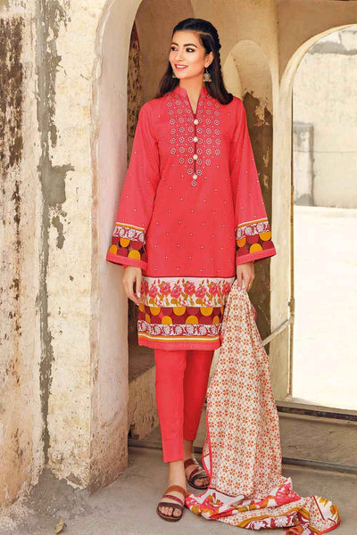 Gul Ahmed 3PC Digital Printed Lawn Stitched Suit CL-12011 B