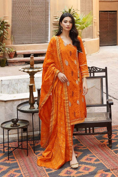 Gul Ahmed 3 PC Lawn Unstitched Embroidered Suit CL-1237