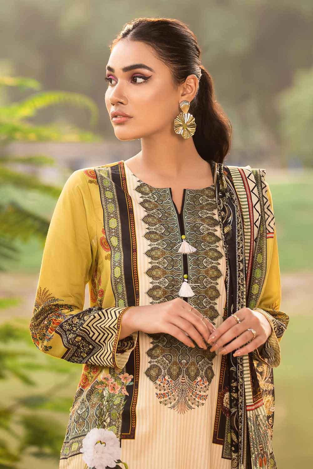 Gul Ahmed 3PC Digital Printed Lawn Stitched Suit CL-12522 A