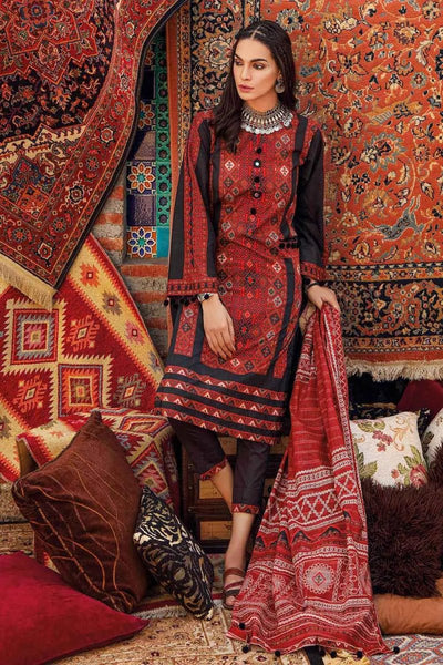 Gul Ahmed 3PC Digital Printed Lawn Unstitched Suit CL-1301